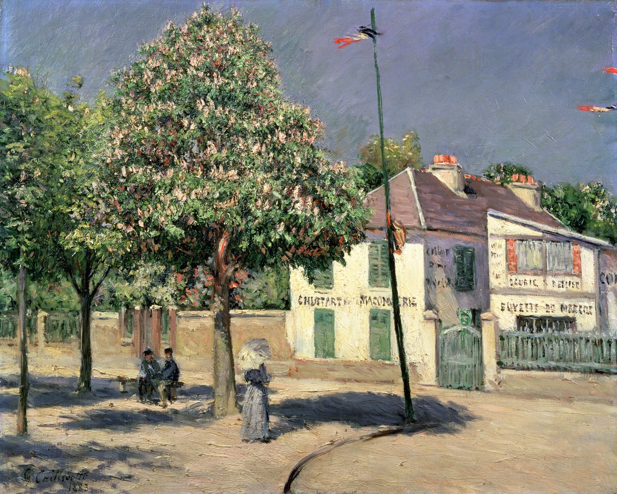 Paseo en Argenteuil, 1883 de Gustave Caillebotte
