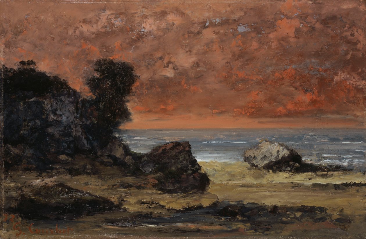 Después de la tormenta de Gustave Courbet