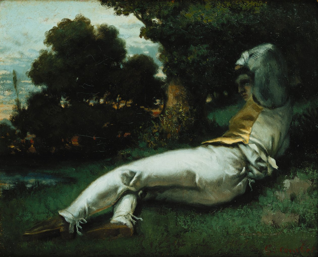 Siesta, c.1841-42 de Gustave Courbet