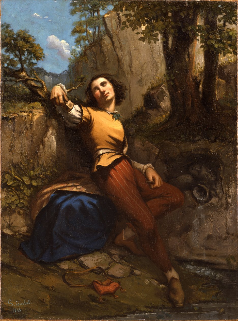 El escultor, 1845 de Gustave Courbet