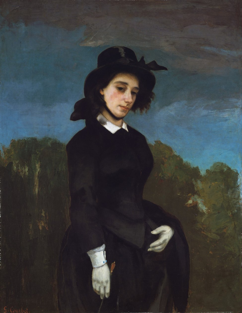 Mujer con Traje de Montar (LAmazone) de Gustave Courbet