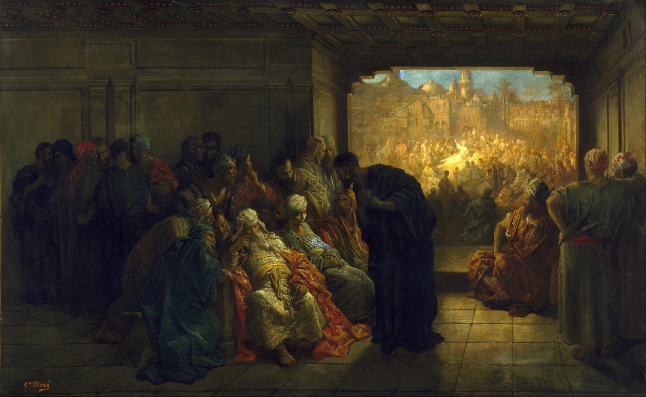 La casa de Caifás de Gustave Dore