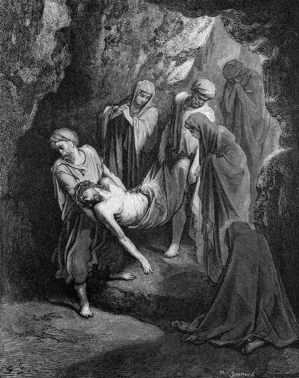 Entierro de Jesús de Gustave Dore