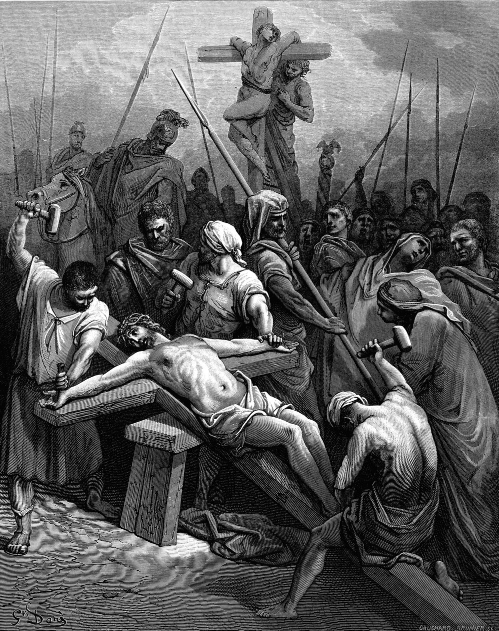 Crucifixión de Gustave Dore
