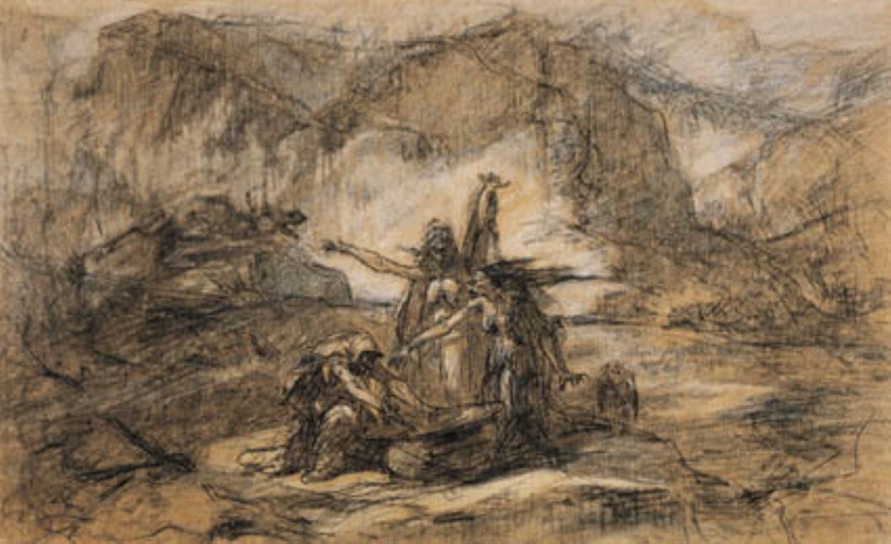 Las tres brujas de Macbeth de Shakespeare de Gustave Dore