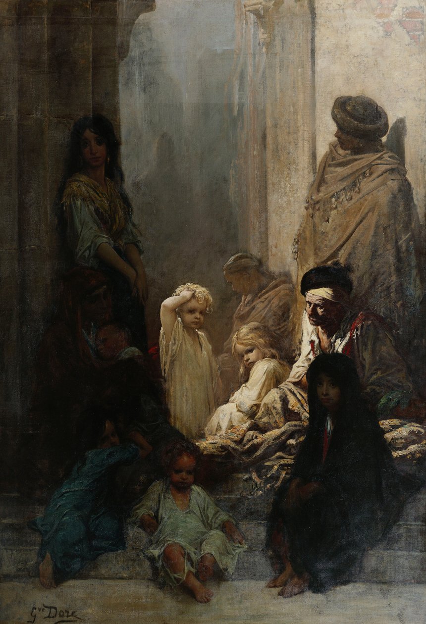 La siesta - Recuerdo de España, 1868 de Gustave Dore