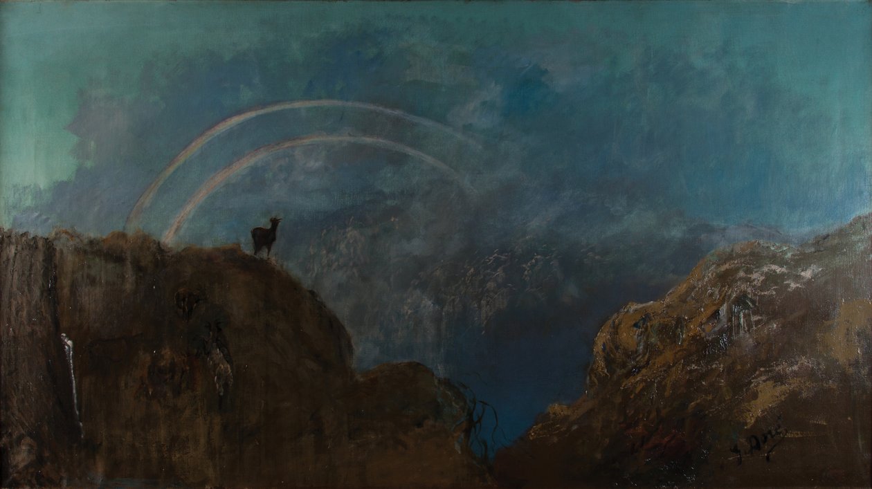 Paisaje arco iris de Gustave Dore