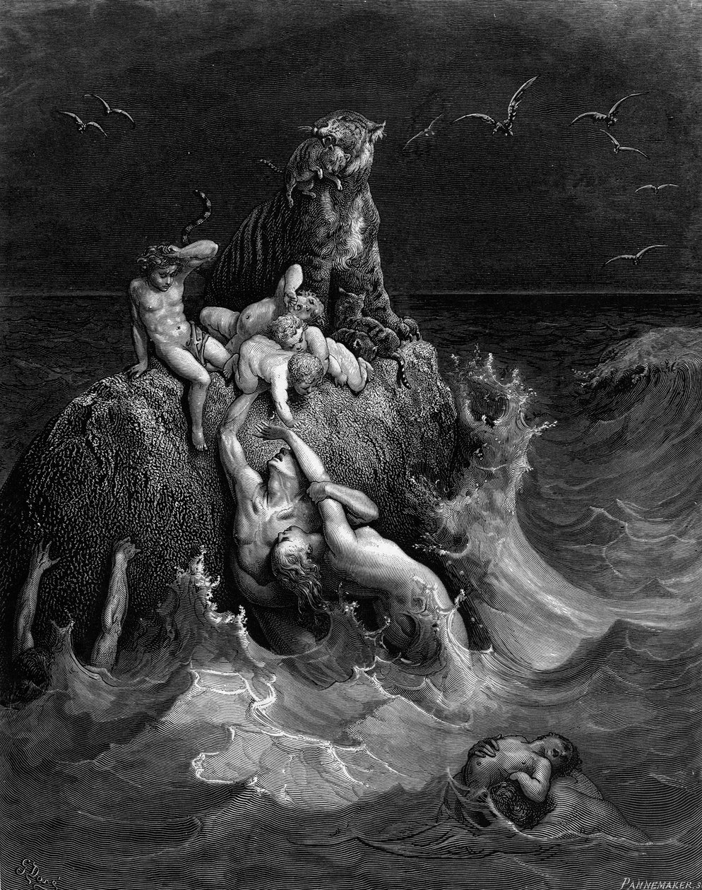 El Diluvio, 1866 de Gustave Dore