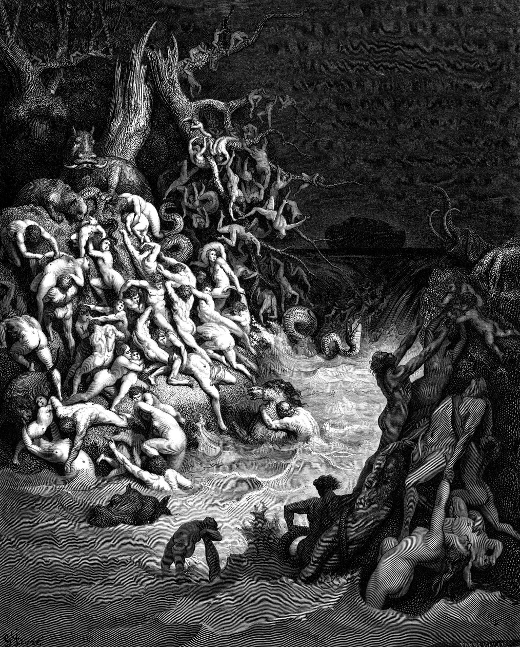 El diluvio, 1866 de Gustave Dore