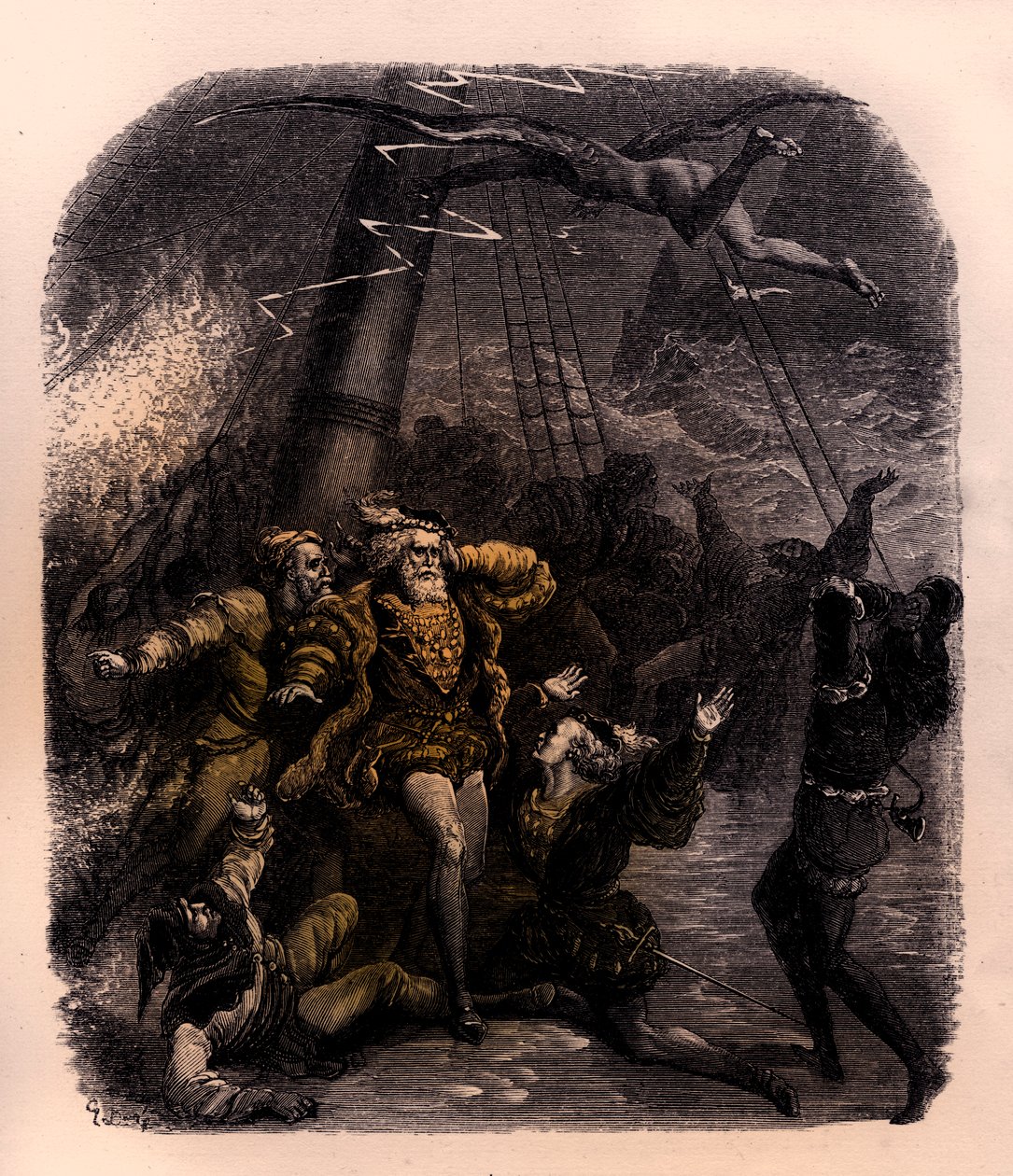 La tempestad - Shakespeare de Gustave Dore