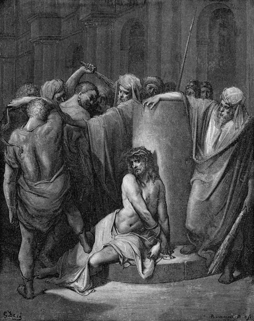 La flagelación de Cristo de Gustave Dore