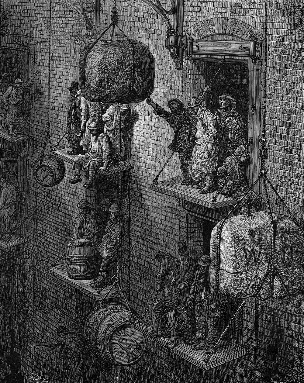 Almacén de Londres victoriano de Gustave Dore