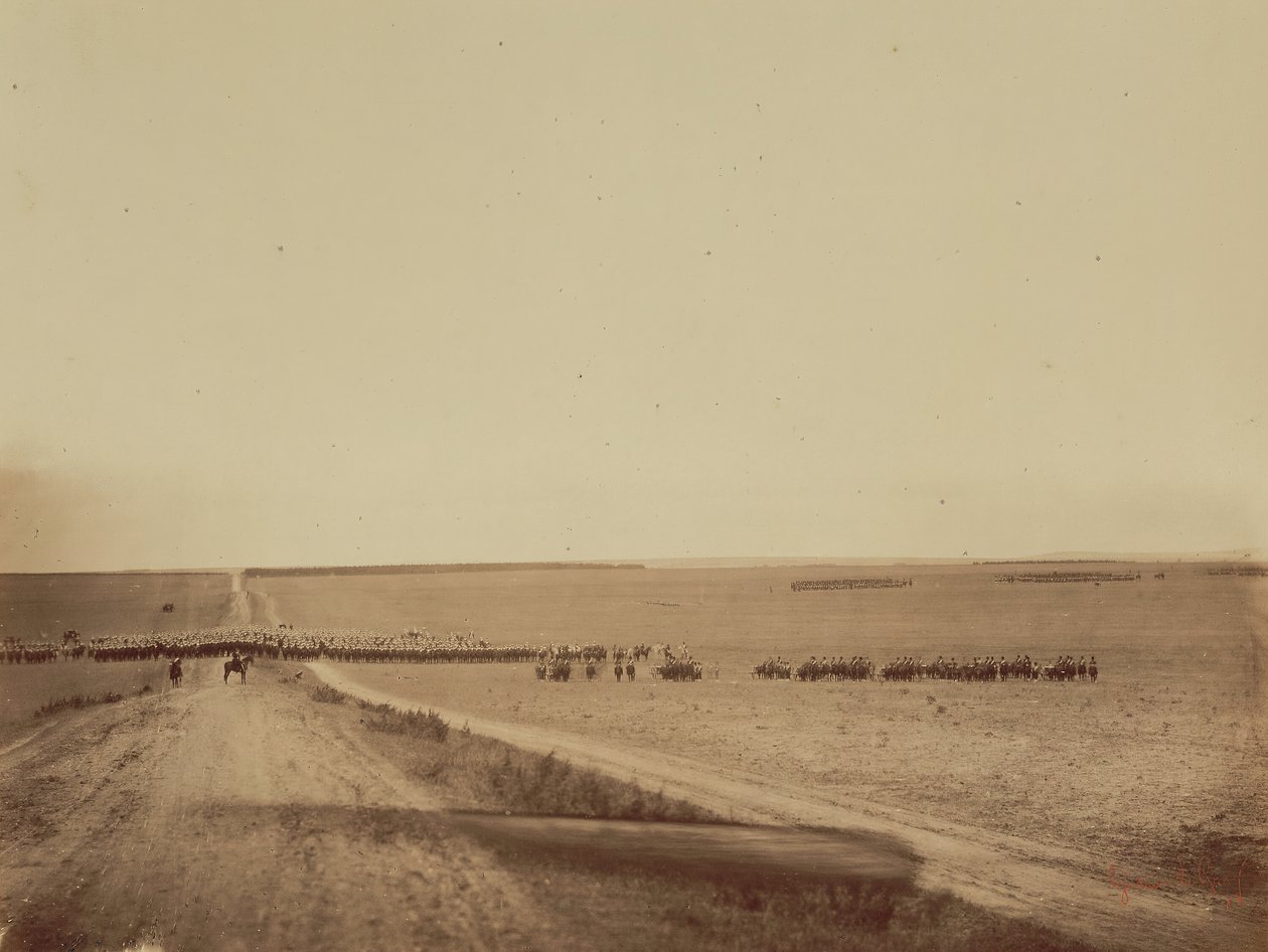 Maniobras, Camp de Châlons, 1857 de Gustave Le Gray