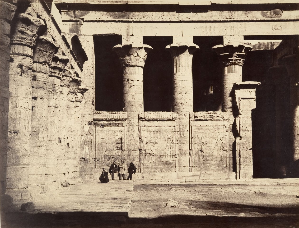 Templo de Edfu de Gustave Le Gray
