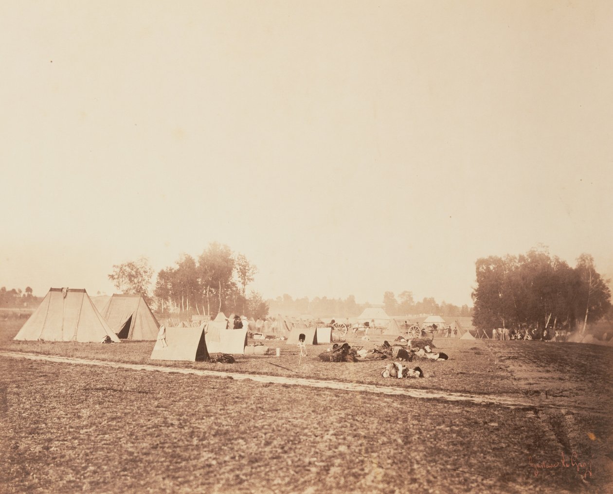 El vivac de Gustave Le Gray