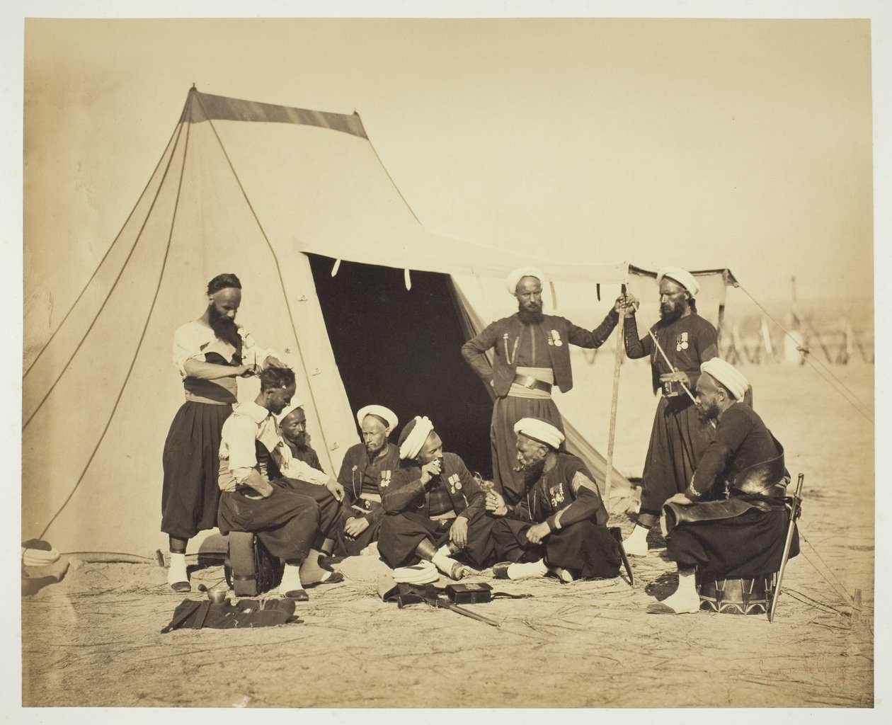 Sin Título (Zouaves) de Gustave Le Gray