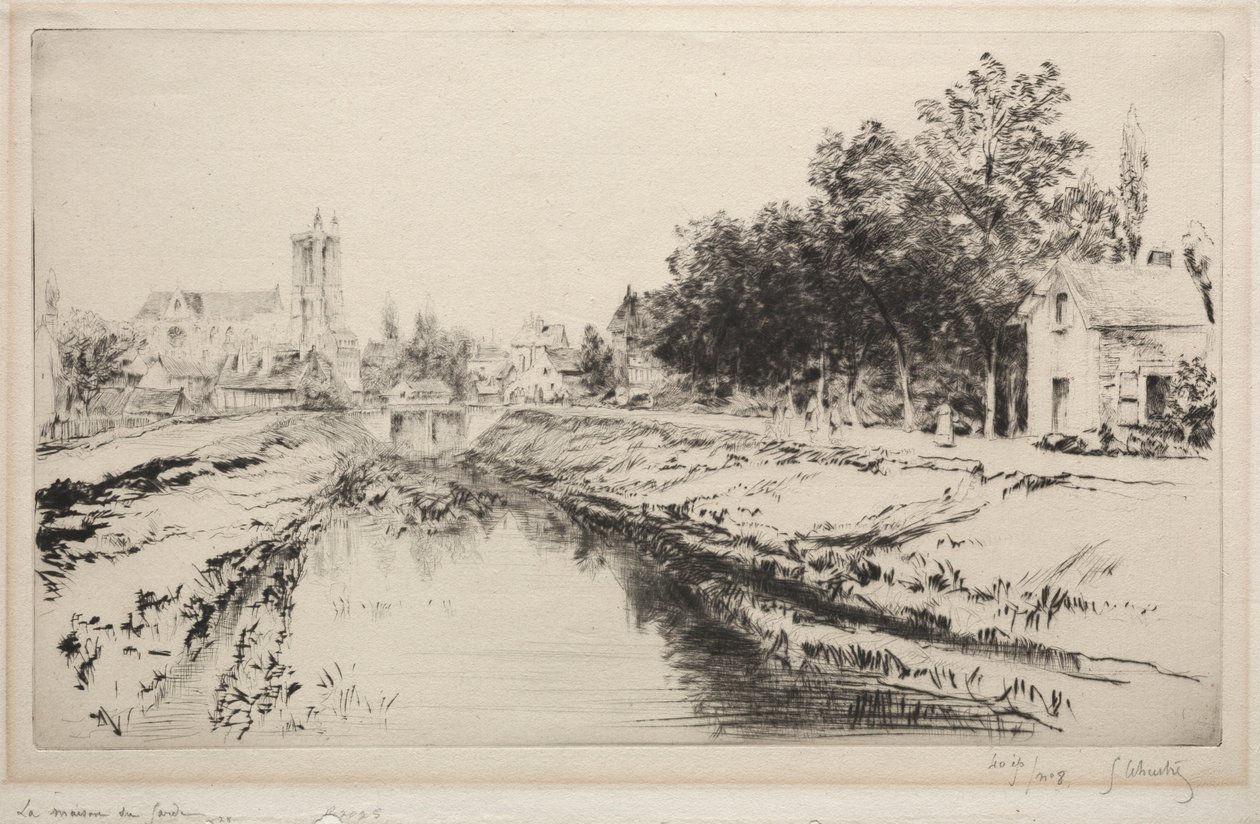 La guardia, Troyes, 1901 de Gustave Leheutre