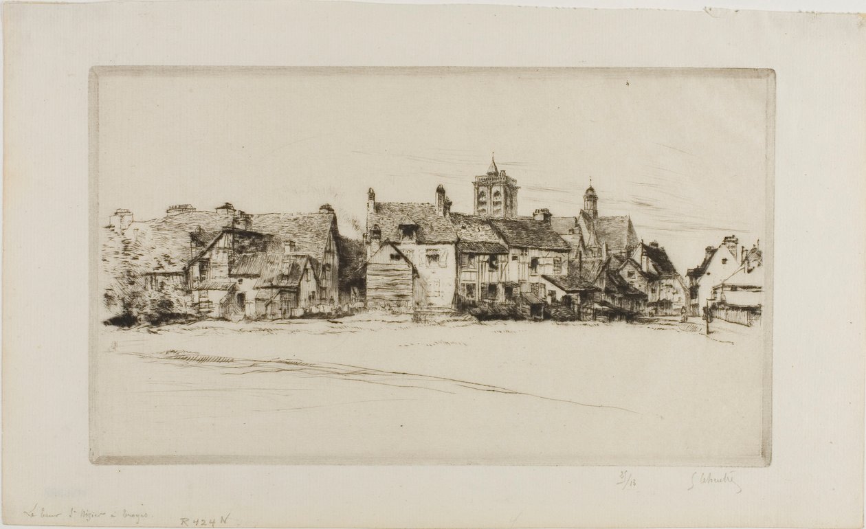 La Torre de San Nizier, Troyes de Gustave Leheutre