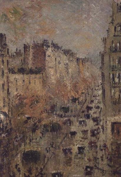 El bulevar Raspail, 1928 de Gustave Loiseau