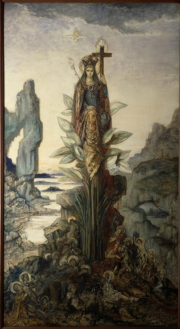 Flor mística de Gustave Moreau