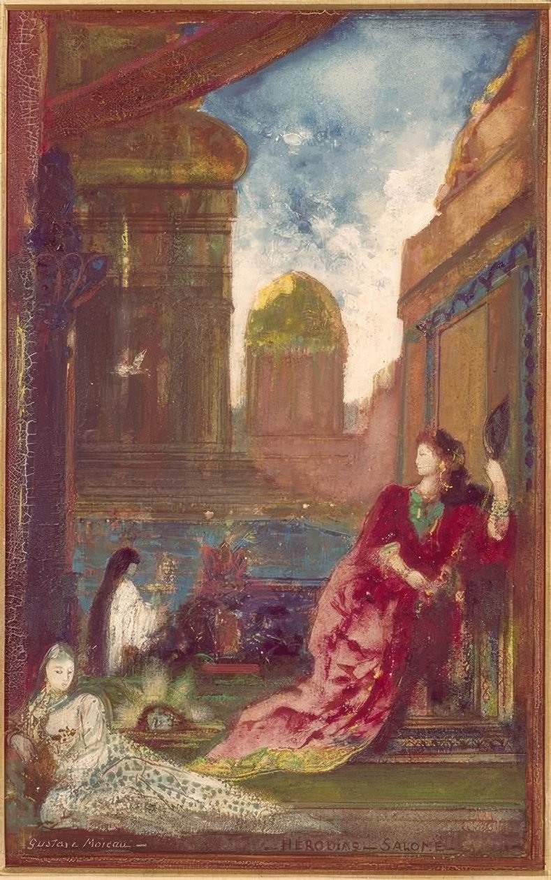 Herodías y Salomé de Gustave Moreau