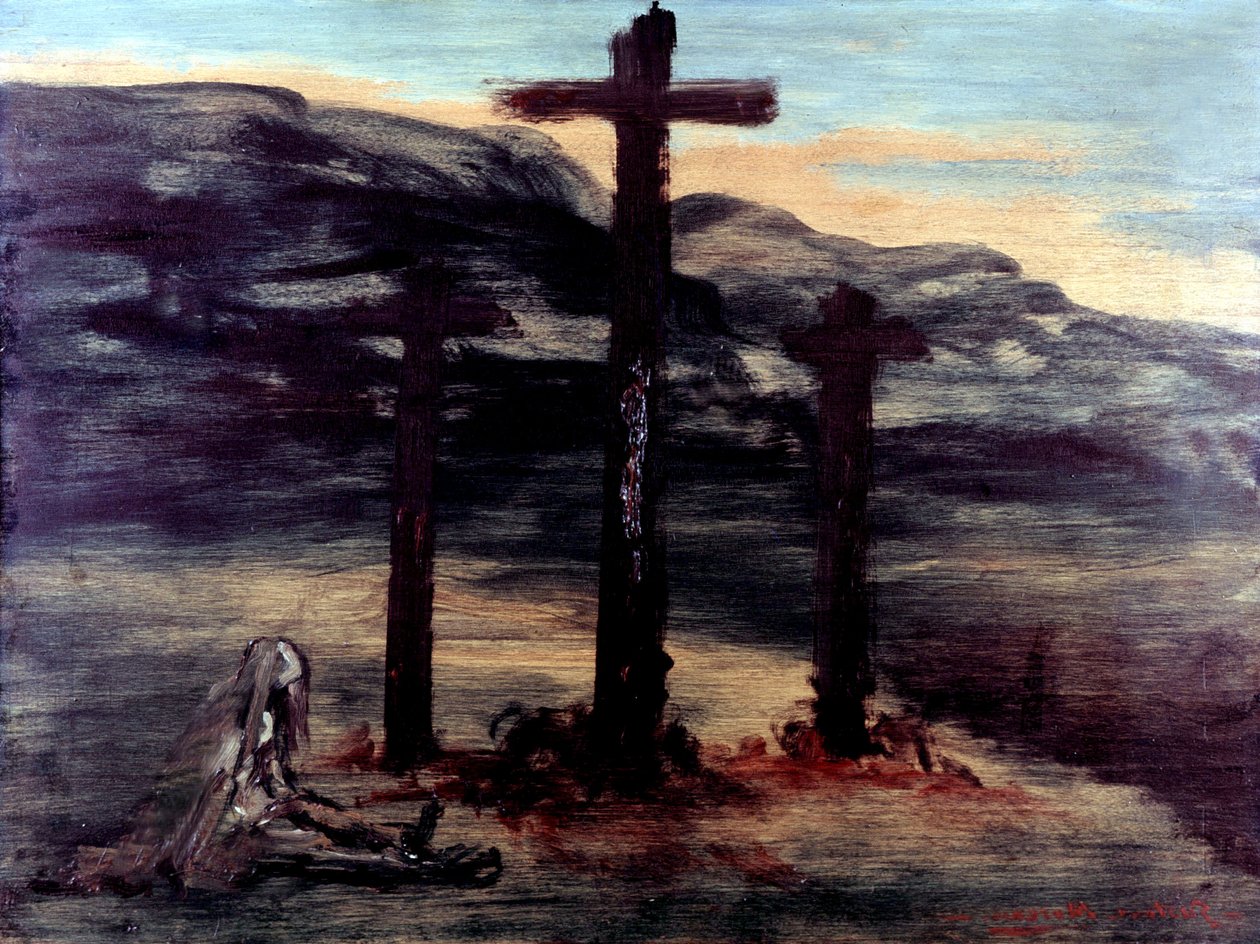 Madeleine en el Calvario de Gustave Moreau