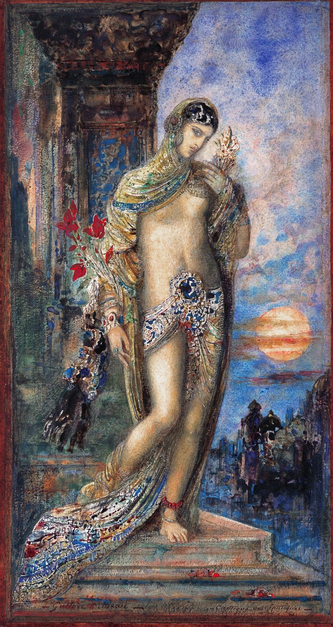 Cantar de los Cantares （Cantique des Cantiques） de Gustave Moreau