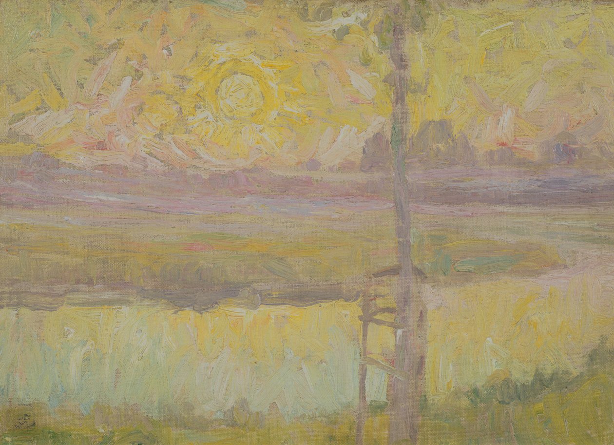 Jardín en Laethem-Saint-Martin, c.1910 de Gustave de Smet