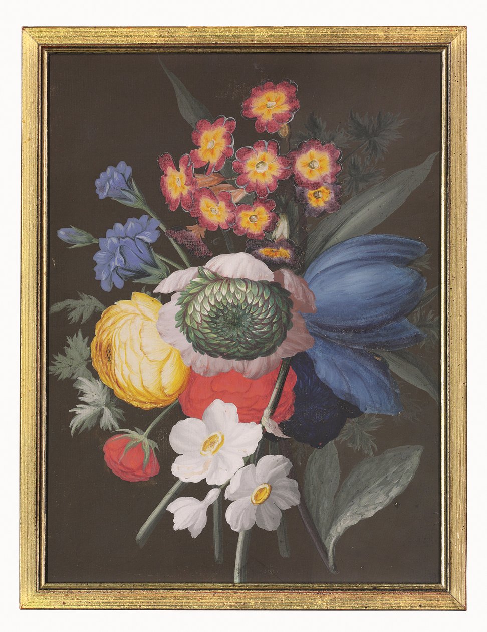 Bodegón de ramo de flores de Gustavus Hamilton