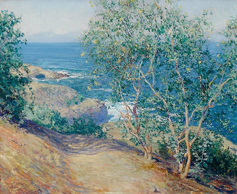 Árboles de tabaco indio, La Jolla de Guy Rose