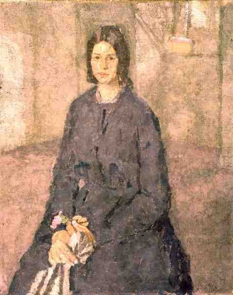 Niña sosteniendo una rosa, c.1915-25 de Gwen John