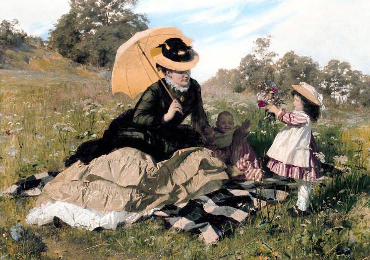 Una corona para mamá de Gyula Benczúr