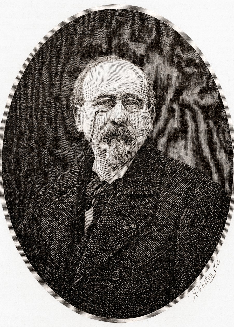 Charles Victor Cherbuliez, de The Century Illustrated Monthly Magazine, publicado en 1884 de H. Velten