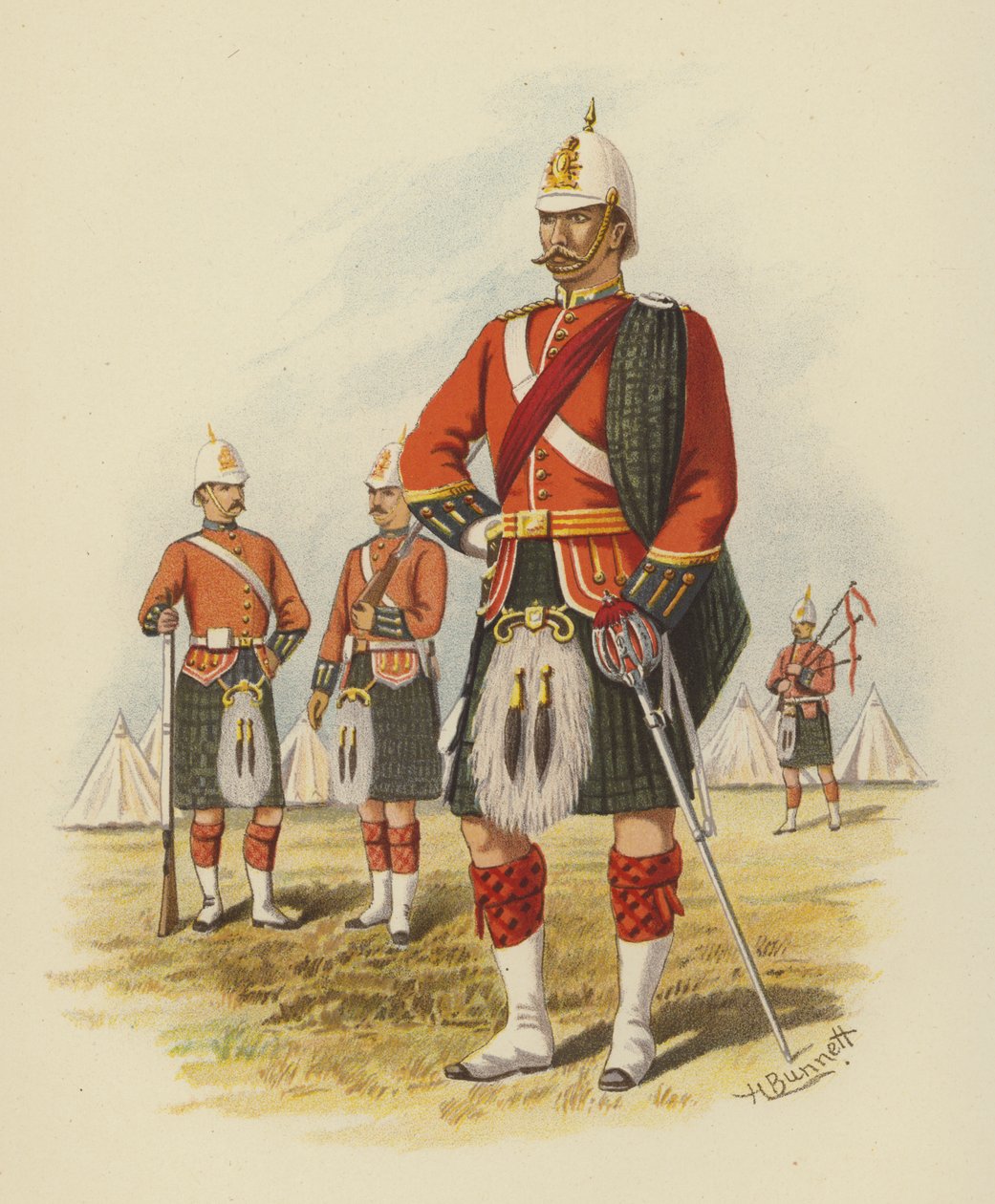 El 5º Royal Scots de Canadá, Montreal de H. Bunnett