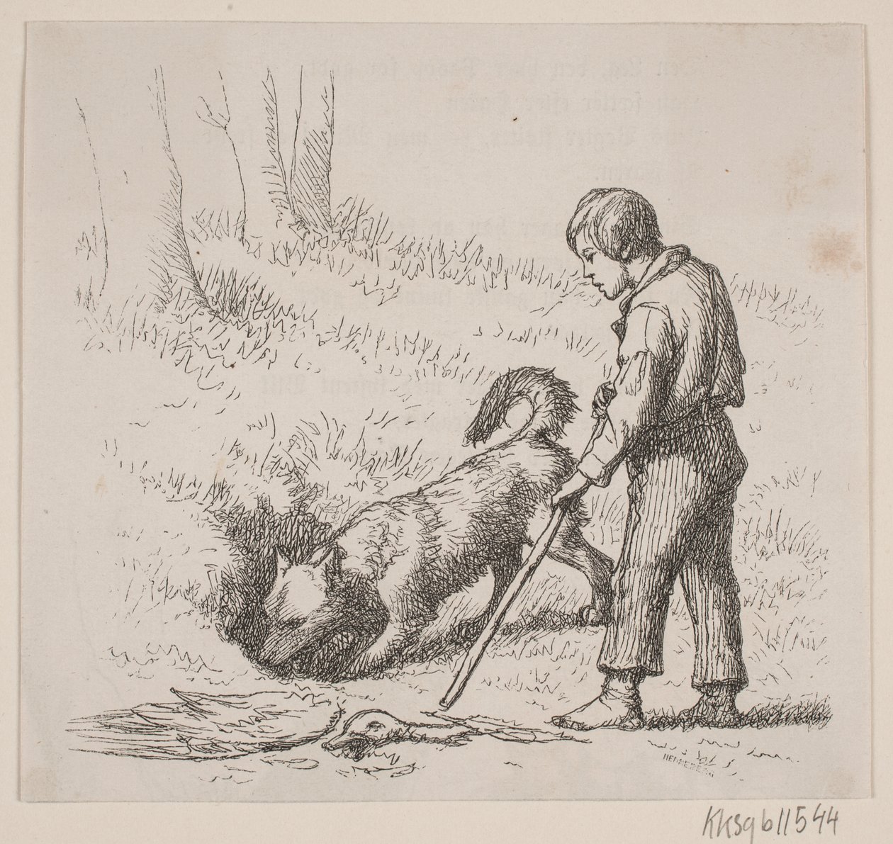 Ilustración de: "Hr. Mikkel" de H. C. Henneberg
