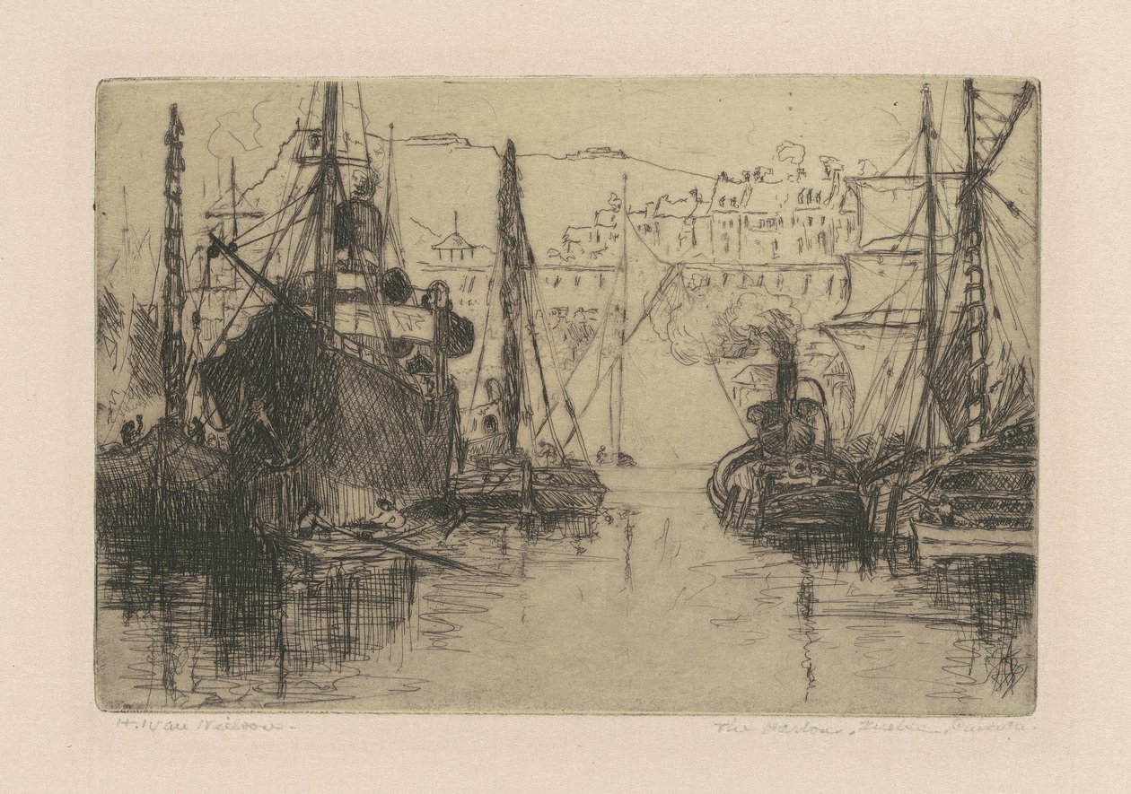 El puerto, Quebec, Canadá de H. Ivan Neilson