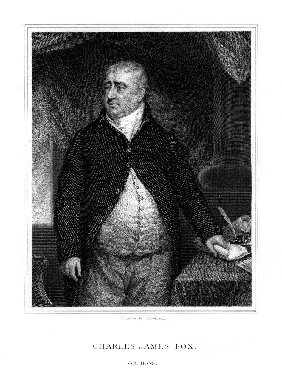 Charles James Fox, político británico de H. Robinson