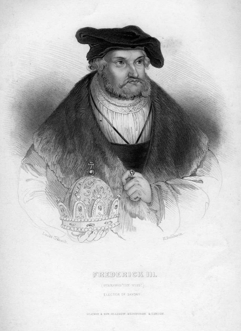 Federico III, Elector de Sajonia, 1463-1525 de H. Robinson