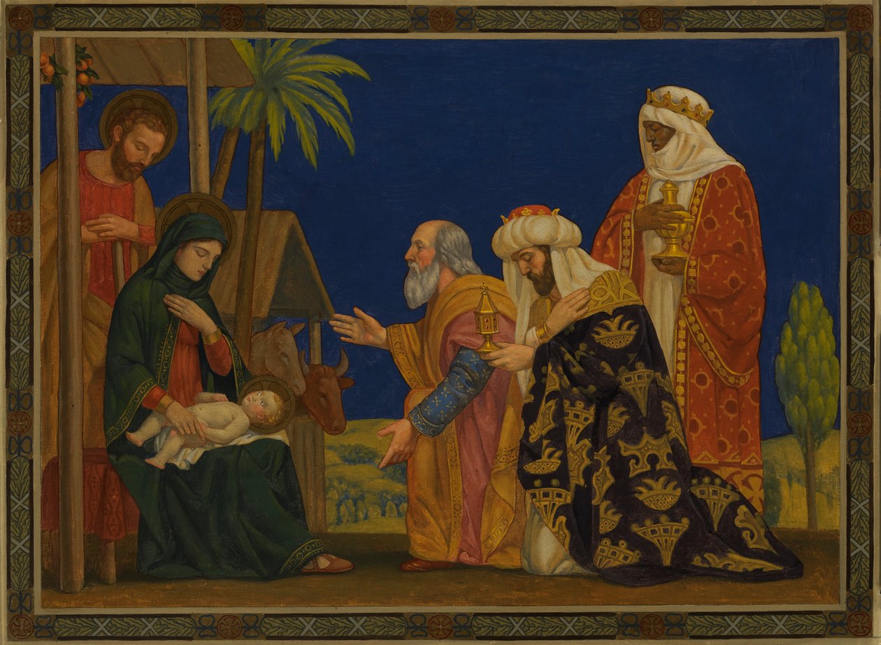 Los Reyes Magos, ca. 1915 de H. Siddons Mowbray