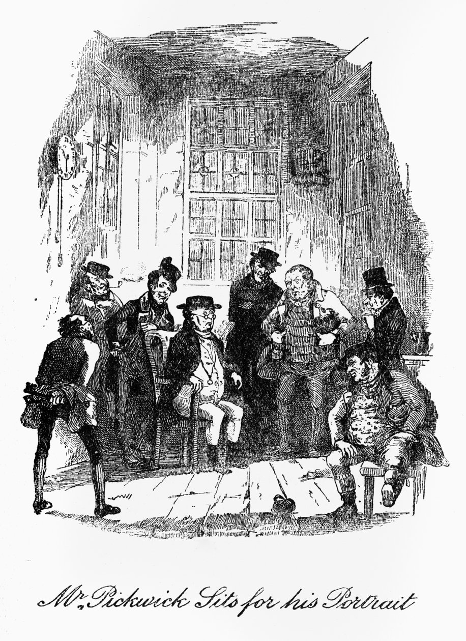 Los papeles póstumos del Club Pickwick de Hablot Knight Browne