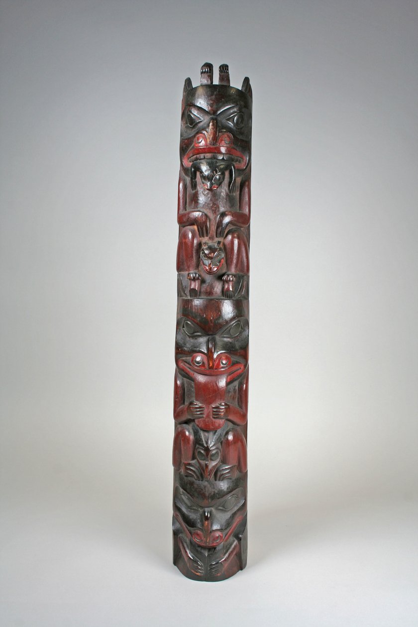 Modelo de tótem de Haida