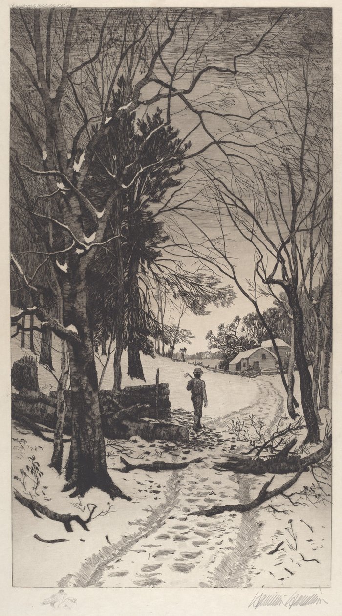 Sin título (Paisaje de invierno) de Hamilton Hamilton