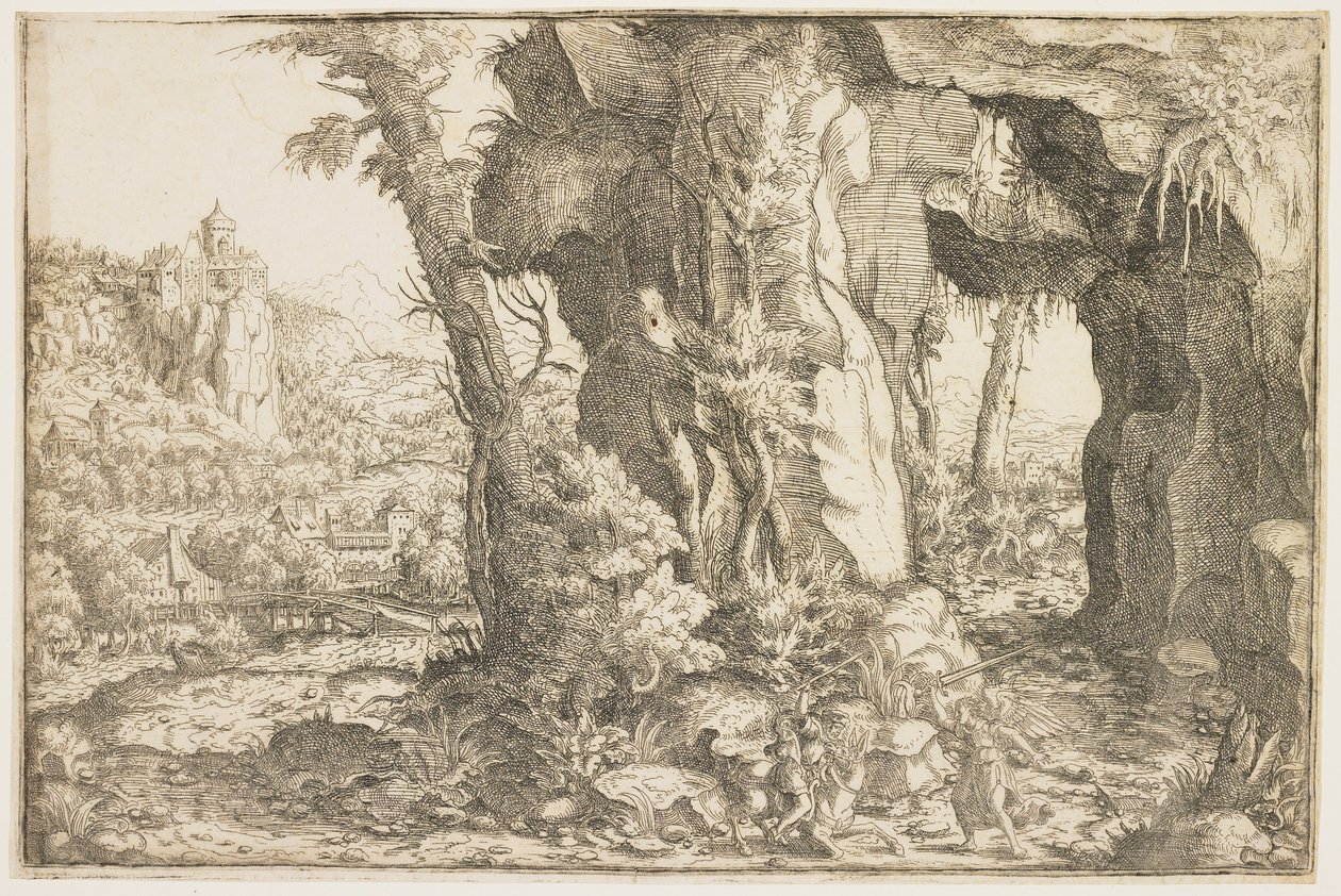 Balaam y el ángel de Hanns Sebald Lautensack