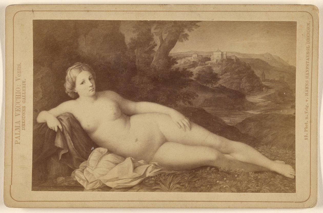 Palma Vecchio: Venus. Galería de Dresde. de Hanns Hanfstaengl