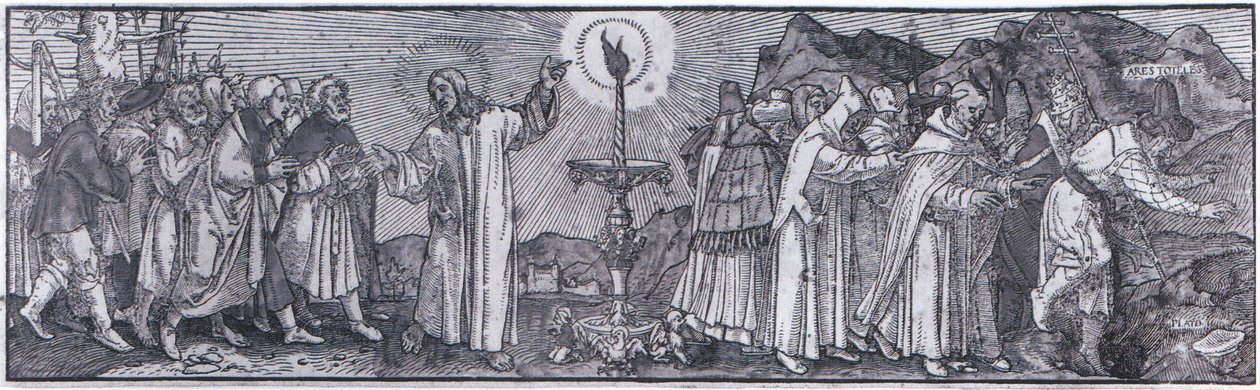 Cristo como la Luz Verdadera de Hans Holbein der Jüngere