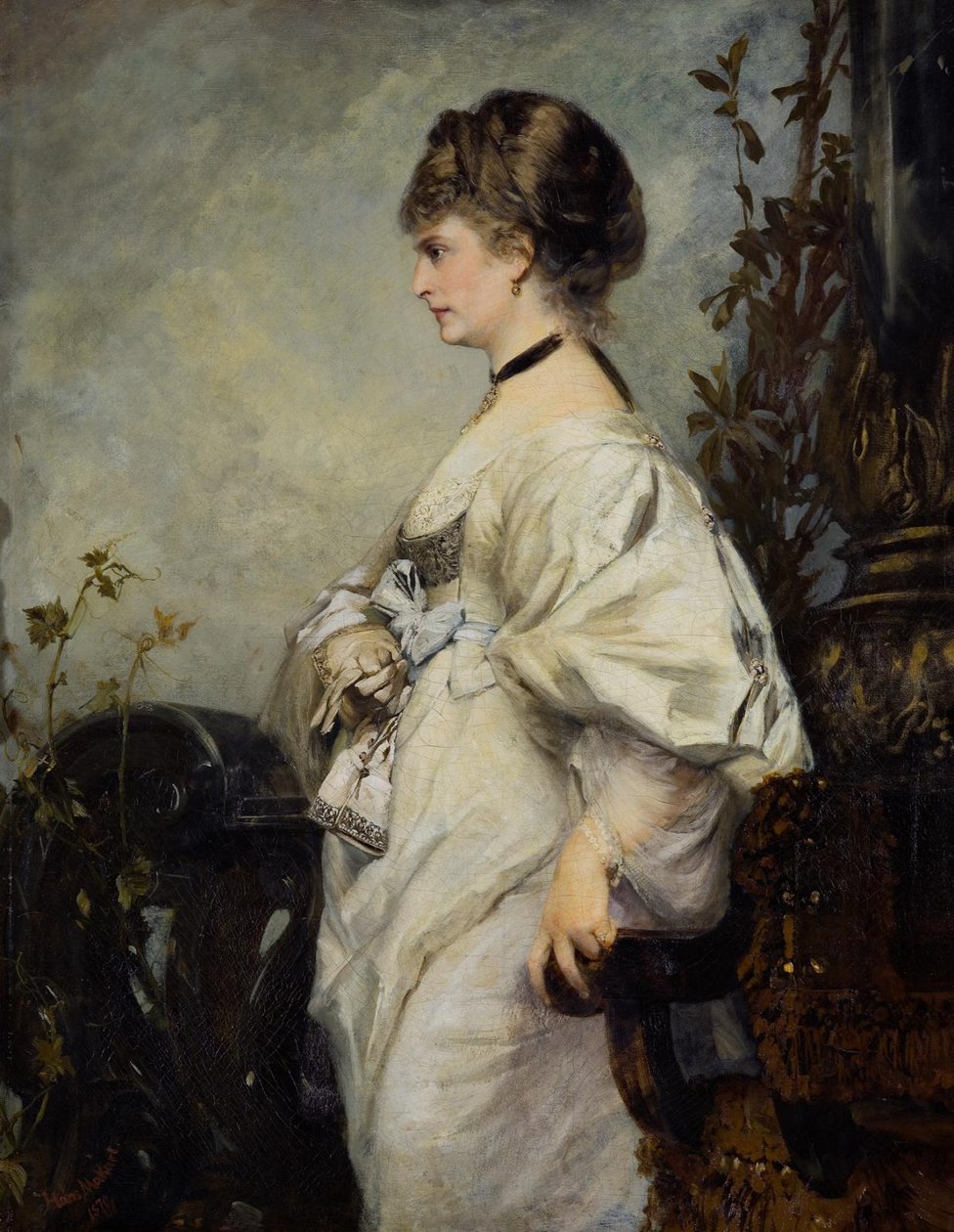 Magdalena Plach de Hans Makart