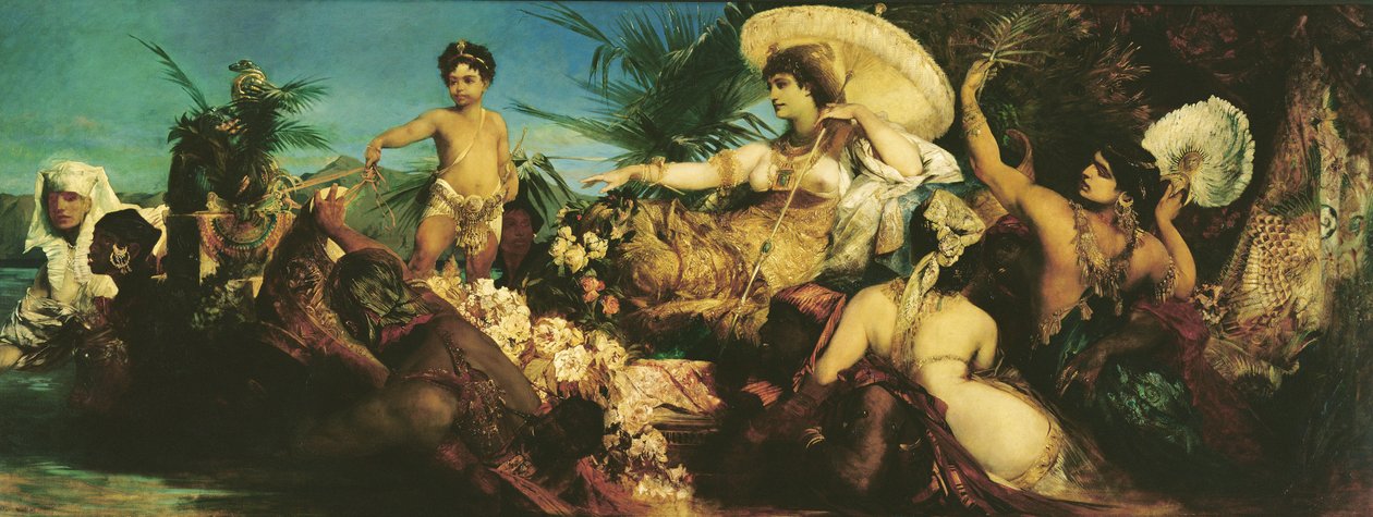Cleopatra, 1875 de Hans Makart