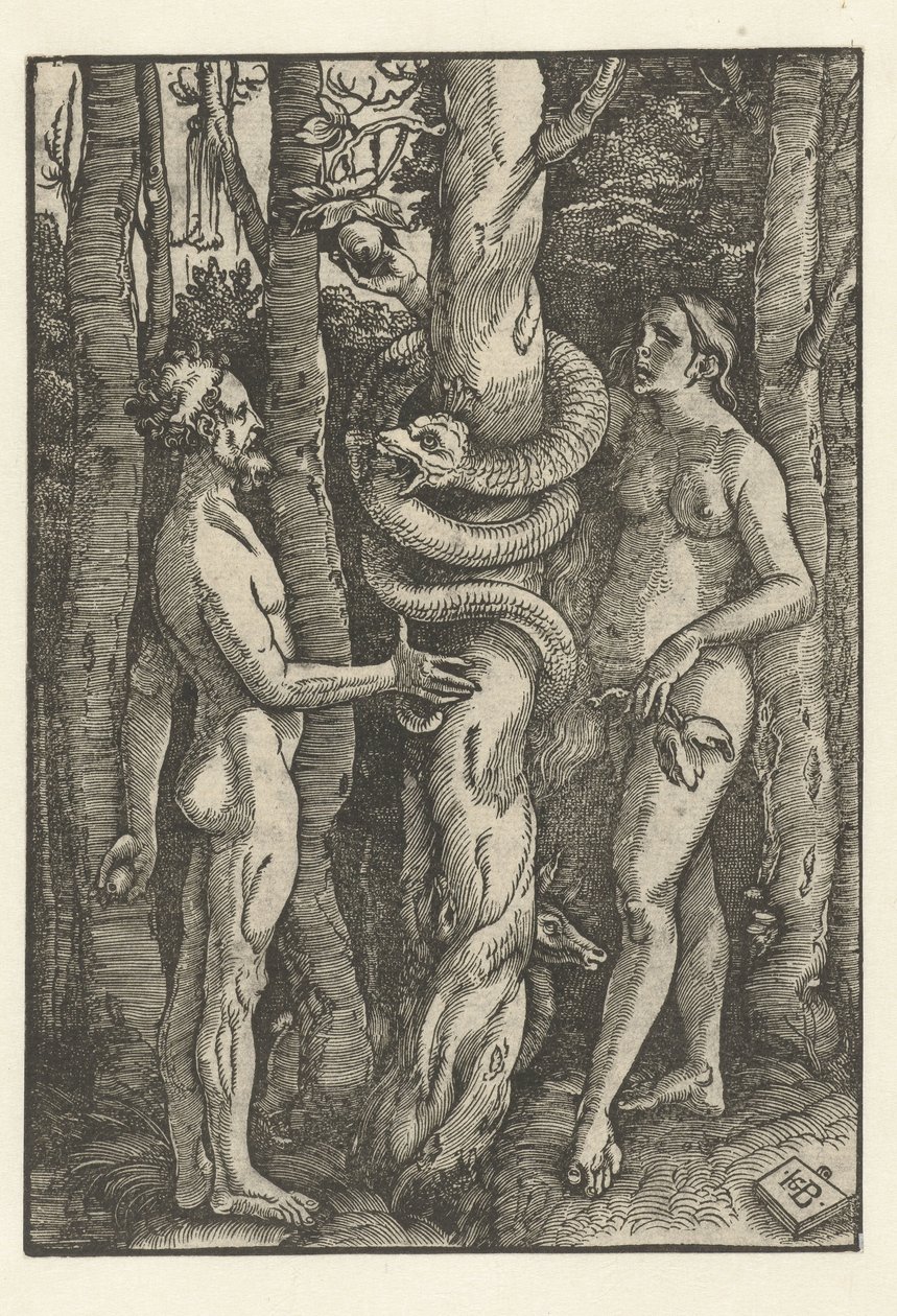 Adán y Eva con la serpiente
Tentación de Hans Baldung Grien