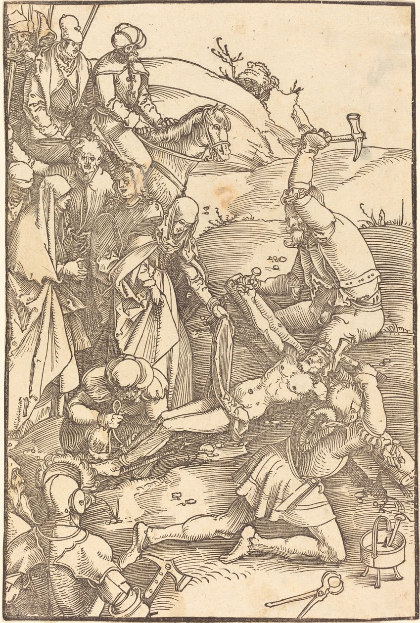 Cristo clavado en la cruz de Hans Baldung Grien