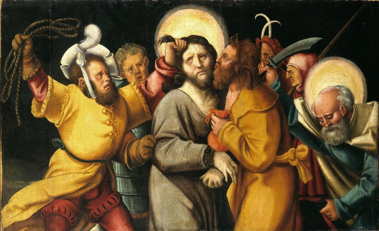 Alemán: Gefangennahme Christi Arrest of Christ de Hans Baldung Grien